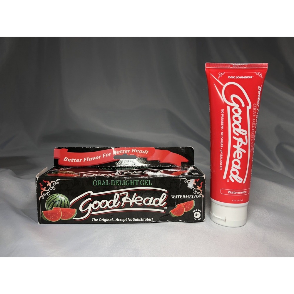 Doc Johnson Goodhead Oral Delight Gel 4oz Watermelon - Flavored BJ Lube